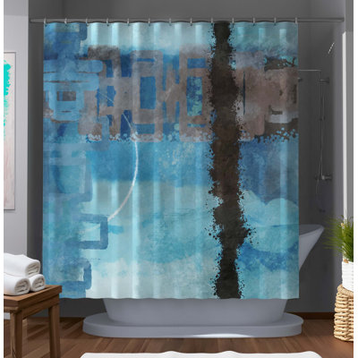 Baltser Abstract Shower Curtain