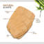 Ensemble de 3 planches à découper en bambou - Planches de préparation et de service réversibles