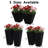 Black Metal Tapered Pot Planter-689900446