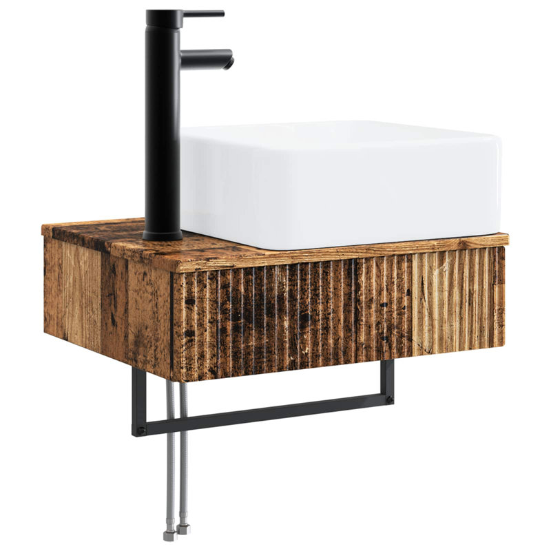 530 mm Bathroom Vanity, Old Wood