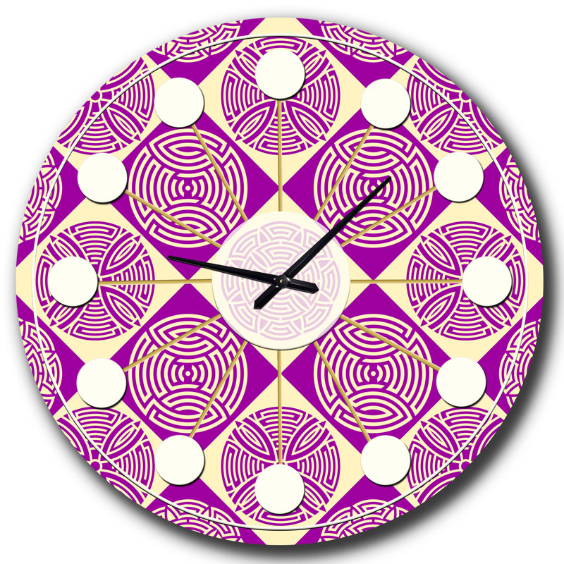 Horloge murale rétro Mid-Century, Petit