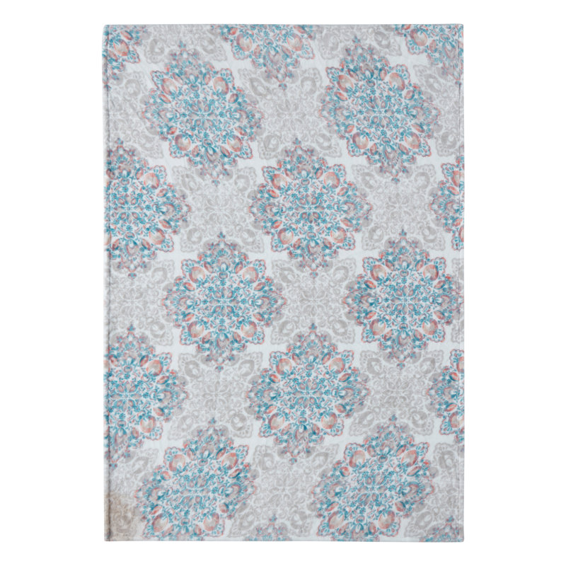 Tranquility Machine Woven Throw Blanket, Multicolor Gray