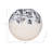 Modern Round Decorative Metal Iron Vase with Artistic Multi-Toned Detailing and Unique Sculptural Contemporary Design for Statement Accent Display in Living Room Entryway or Office Shelf Decor-1260150715