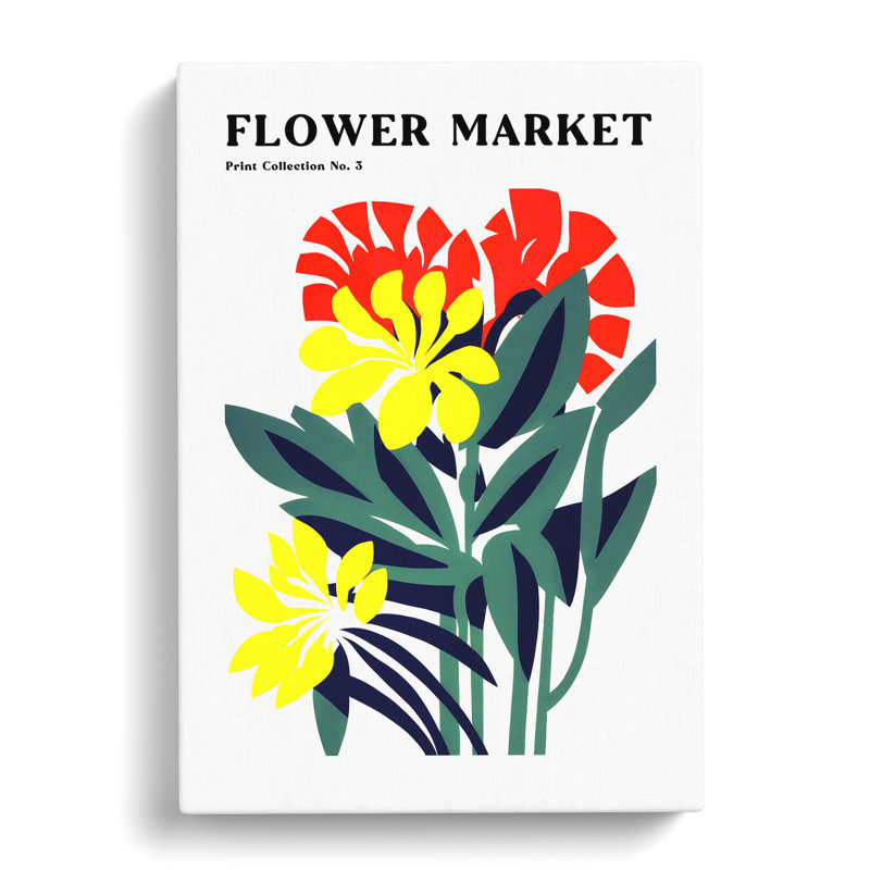 XMKTMKT-292 Flower Market Exhibition In Bloom No.3 - Wrapped Canvas Print, 50cm H x 35cm W x 3cm D