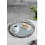 Grand plateau miroir argenté D18x2 "Valentina-927943253