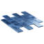 Carrelage mural mosaïque en verre 11,81 "x 11,81" Glamour Iridescent-86644992