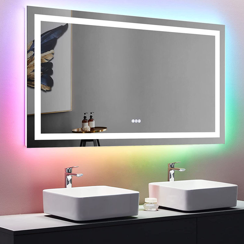 Rectangle Mirror, 36" x 60", White