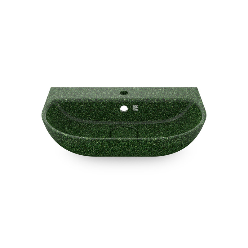 Soft60 23.62'' L Bathroom Sink, Moss