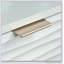 Table de chevet avec tablette ouverte Coastal