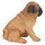 Statue de chiot carlin et partenaire