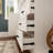 6 Door 3 Drawer Storage Cabinet With Adjustable Shelves & Partial Glass Doors