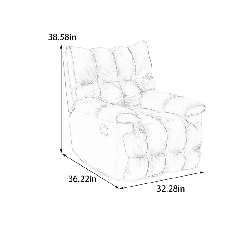 Elbeni, Orange Leather, Rocker/Swivel