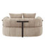 Chaise d'appoint contemporaine sans cadre avec support en métal, méridienne rembourrée Boucle-130090576