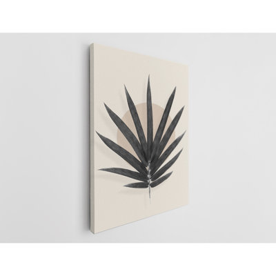 Modern Minimalist Tropical Painting Fine Art Canvas Print