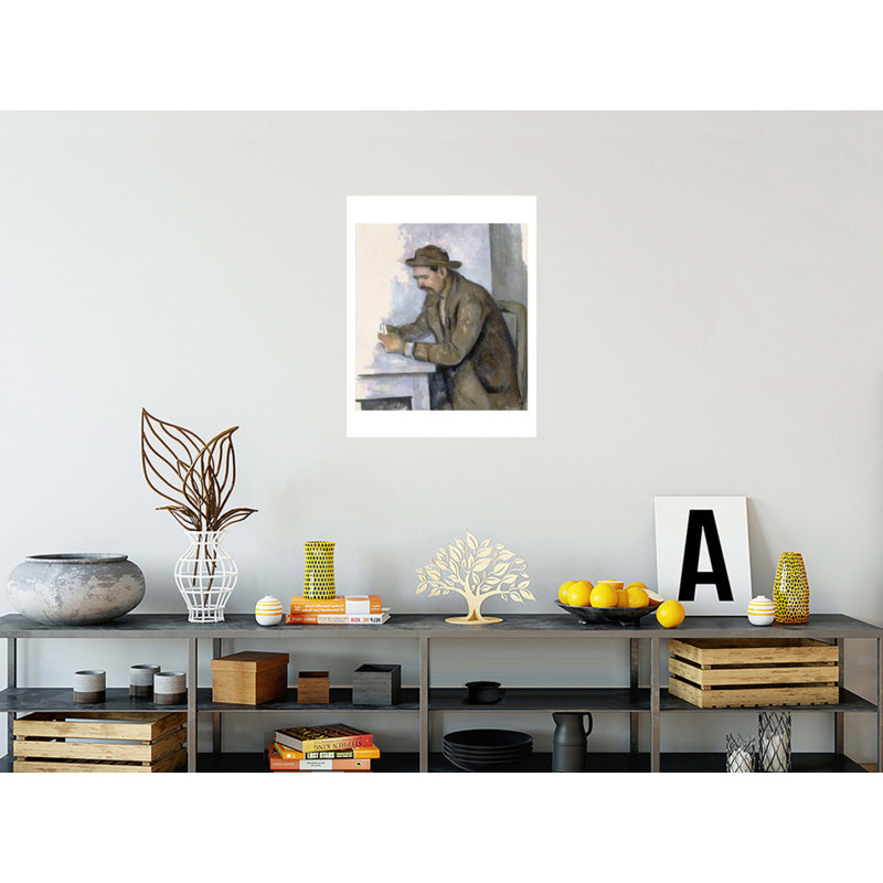 The Cardplayer Paul Cézanne, estampe numérique, H 28 po x l 22 po
