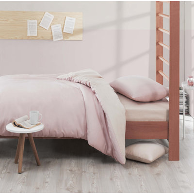Ensemble de housse de couette en mélange de coton 2 pièces
