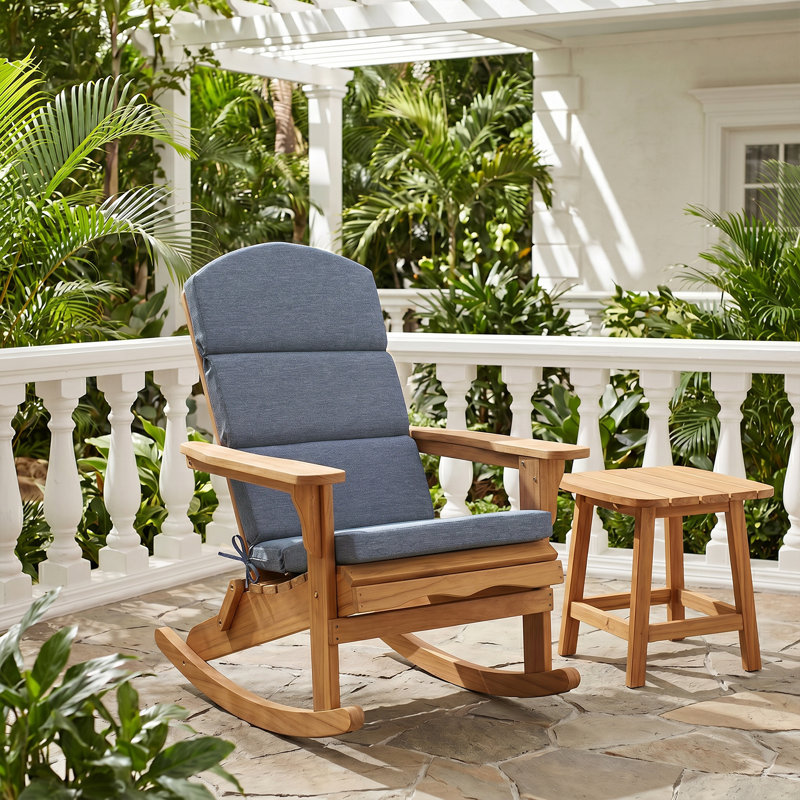 Coussins de chaise Aoodor Adirondack, Bleu foncé
