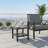 Durable Square Black Metal Outdoor Side Table, 2-Tier Design For All-Weather Use And Enhanced Storage-959849495