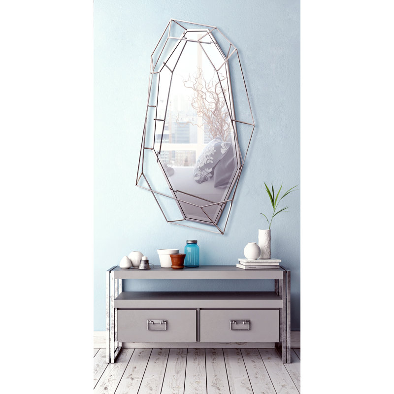 Lester Metal Flat Wall Mirror