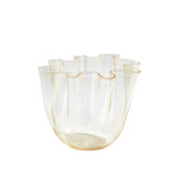 Handkerchief Handcrafted Glass Table Vase
