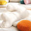 Coussin en forme de lapin blanc en forme de lapin Coussin de taille Repose-lit Coussin de lecture Coussin de dossier de chaise, décoratif pour voiture de bureau de chambre à coucher, 21 po x 16 po