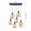 6 - Light Matte Black Pendant