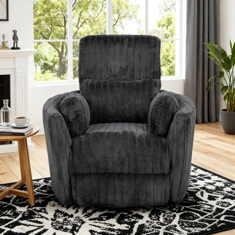 Fauteuil inclinable électrique surdimensionné de 39 po de largeur avec 2 coussins, ports inclinables électriques USB, fauteuil confortable pour le salon de la chambre à coucher