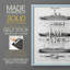 Reproduction encadrée de bateau industriel - bois massif-9256373-9256376