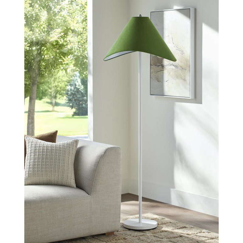 Lampe sur pied Alsop, Vert
