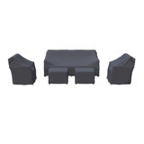 Asfand Outdoor Conversation Set Group Seating Patio Furniture Covers