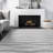 Sarepta Contemporary Waves Power Loom Performance Gray Rug-201450798