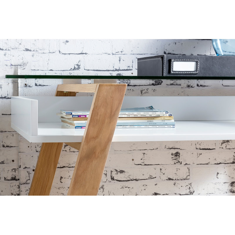 Aiken Glass Top Writing Desk