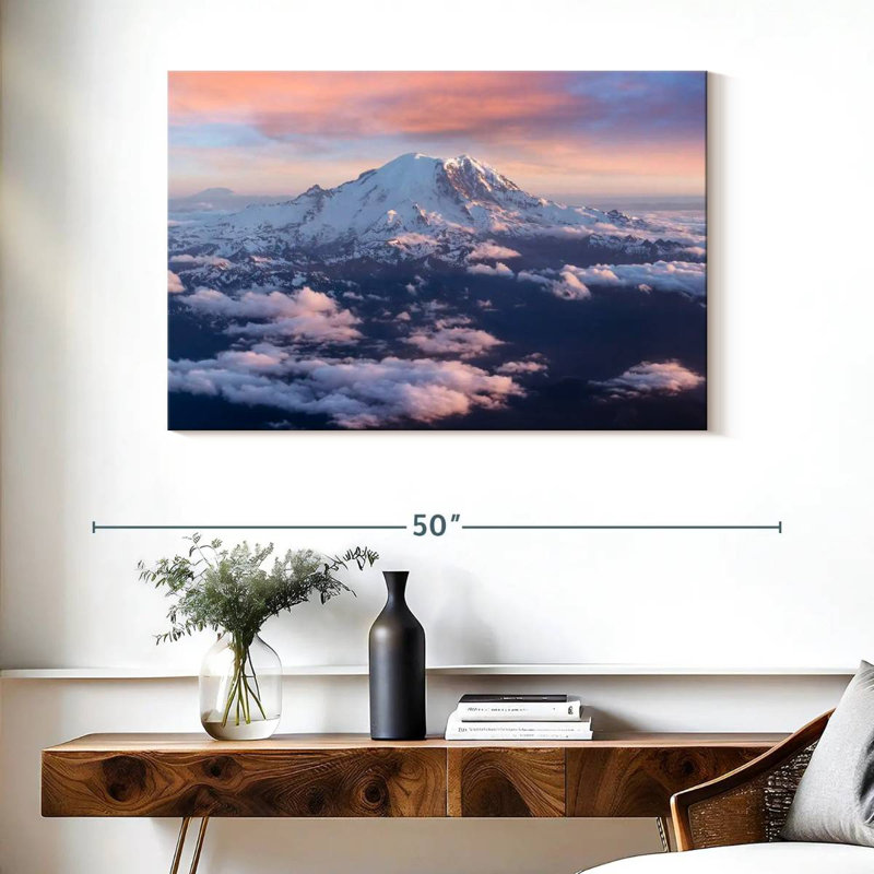 Alvord Mount Rainier, lever du jour, H 26 po x l 39 po
