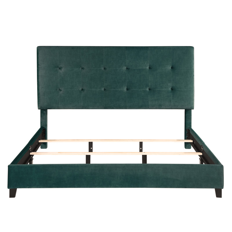 Lit plateforme tapissier Velvet