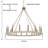 Beck 16 - Light Dimmable Chandelier-1125664835