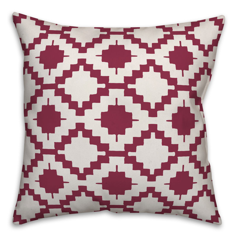 Aztec Throw Pillow, 16" x 16"