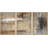 Grunge Abstract Paint Stroke Effect "Neutral Tan Brown Artwork, Rustic Living Room Wall Pictures, Large Framed Canvas Giclee Print 3 Pieces Wall Art Set" 16"x24"x3 pcs, 24"x36"x3 pcs-95099330-119402608-56497771