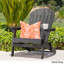 Chaise Adirondack pliable rustique en bois d'acacia pour le confort extérieur-585479261