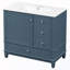 Meuble-lavabo autoportant avec lavabo et rangement