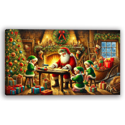 Art du père Noël, atelier de préparation festive