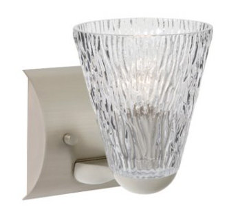 Senesca Armed Sconce, Glitter Stone
