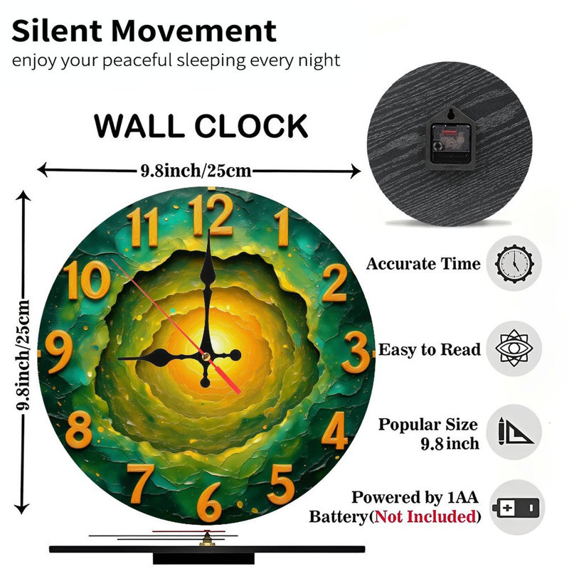 abstract clock texture design