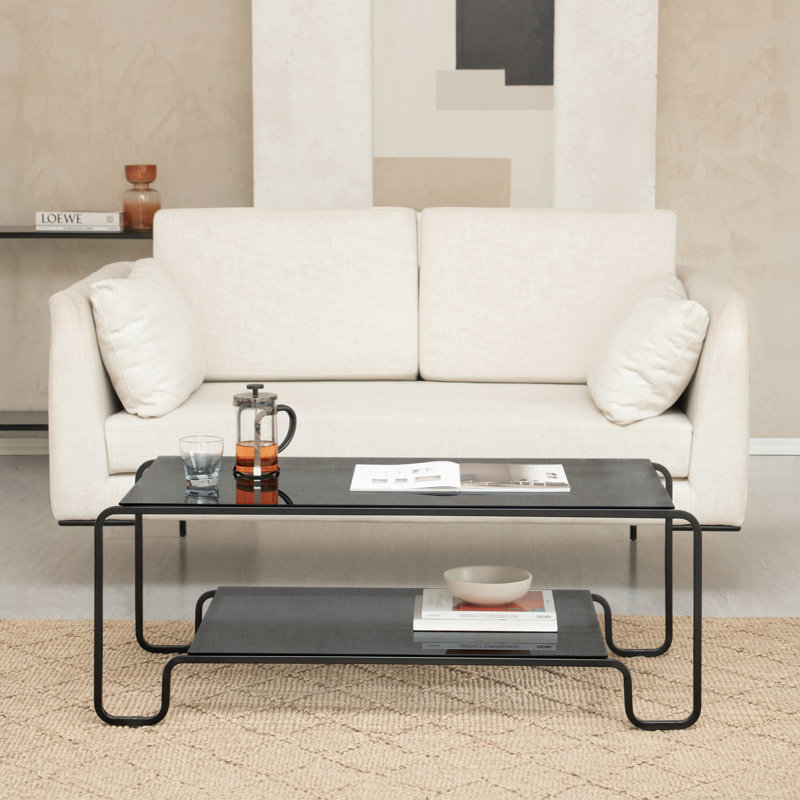 Allen Cindina Glass Coffee Table