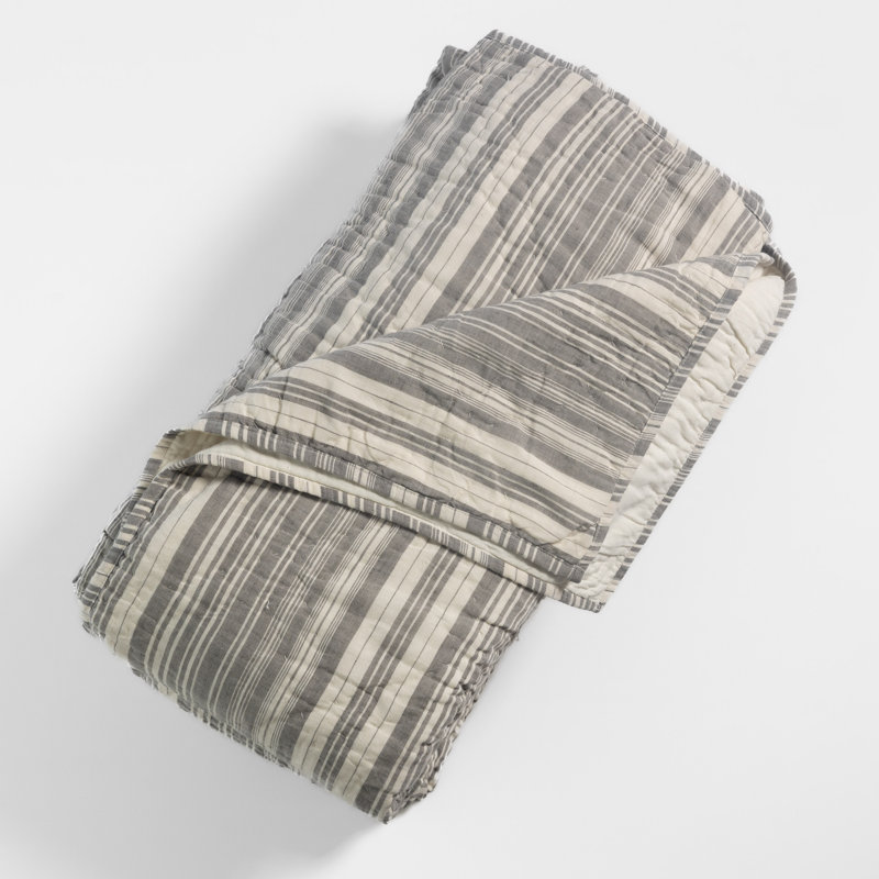 Franca Quilt, Gray, Twin Quilt