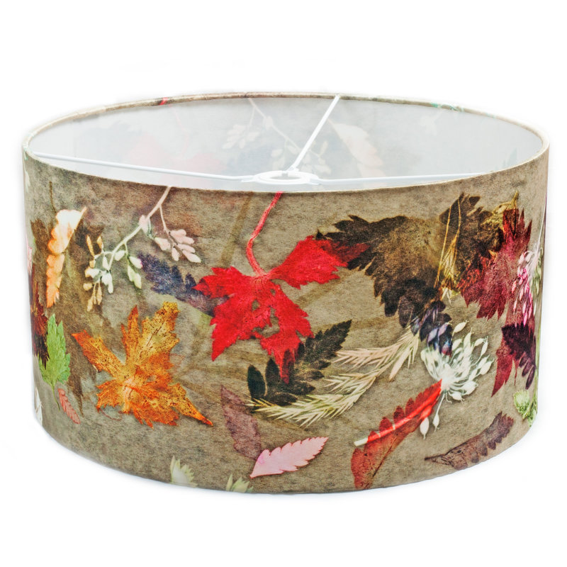 Brenden 24cm H Fabric Drum Pendant Shade ( Screw On )
