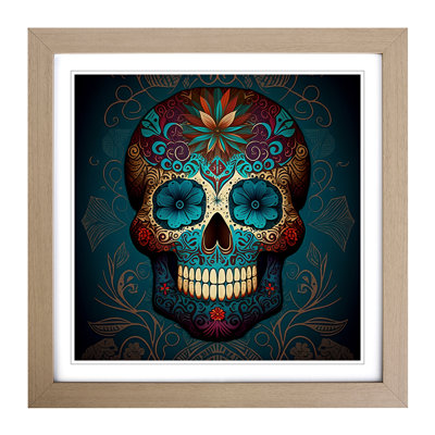Sugar Skull - Framed Print
