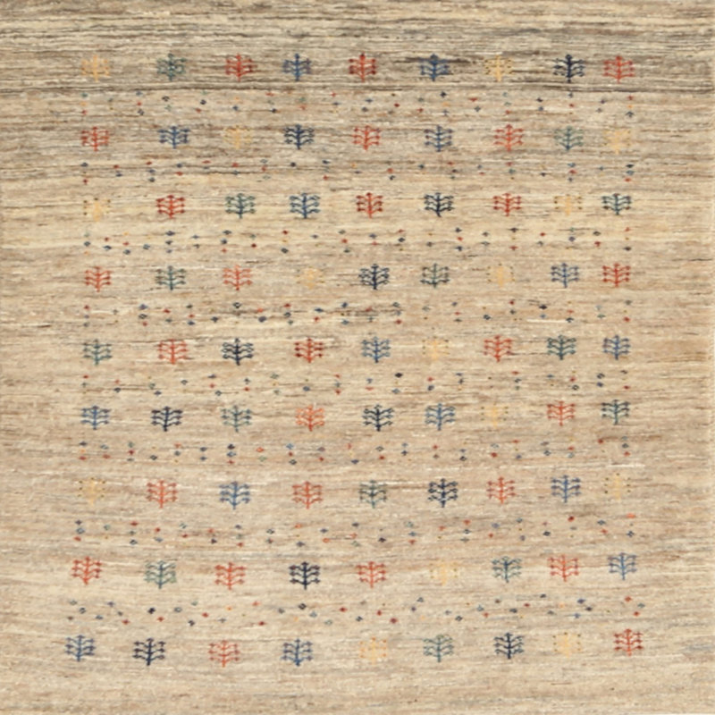 Surface beige contemporaine tapis, Carré 4 pi