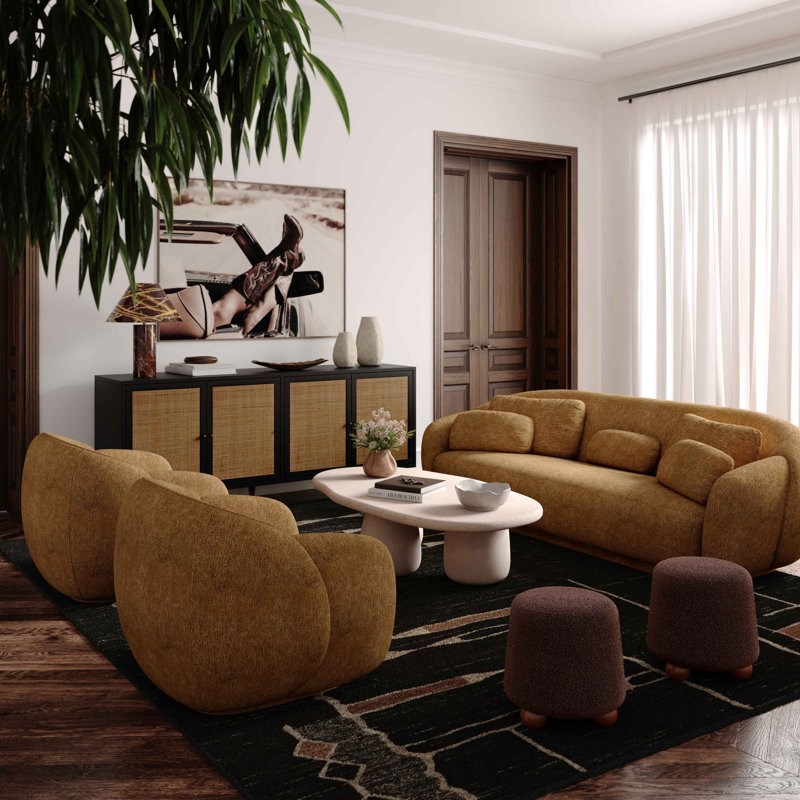 Boucle Living Set, Cream