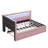 Upholstered Corner Daybed With Trundle and Outlets-296138845