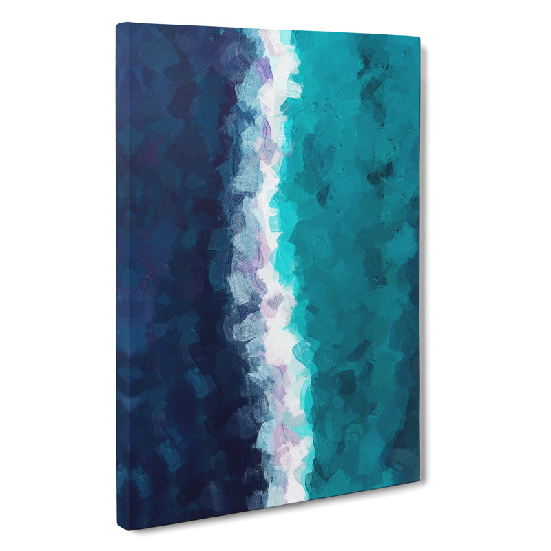 Atmosphere Abstract - Wrapped Canvas Painting, 50cm H x 35cm W x 3cm D